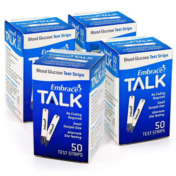 Embrace Talk Test Strips 200ct | Diabetic Warehouse