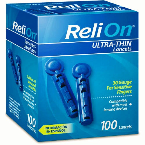 Relion Ultra-Thin Lancets 100ct