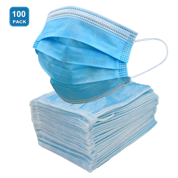 3 Ply Disposable Face Mask (100 Pack)
