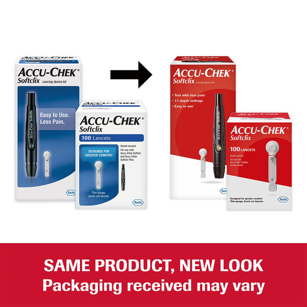 AccuChek SoftClix Lancing Bundle (Lancing Device and 100 Lancets)