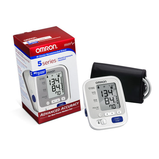 Blood Pressure Monitoring at Home with the Omron 5 Series Monitor