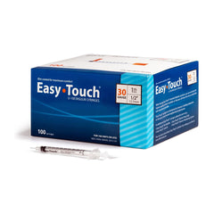 EasyTouch Insulin Syringes - 30G 1cc 1/2