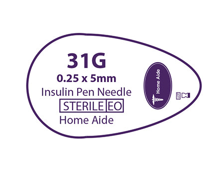 MedtFine Pen Needles 31g 5mm 100 Ct. for Glucose Care