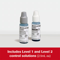 Includes Level 1 and Level 2 Glucose Control Solutions