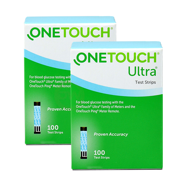 OneTouch Ultra Blue Blood Glucose Test Strips, 100 Count