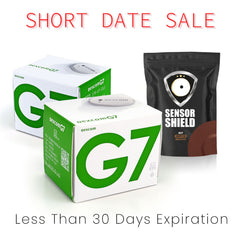 Dexcom G7 Sensor - Pack of 2 (Short-Dated) + 1 Free Sensor Shield Patches (20ct)