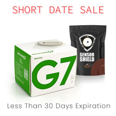Dexcom G7 Sensor - Pack of 1 (Short-Dated) + 1 Free Sensor Shield Patches (20ct)