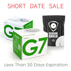 Dexcom G7 Sensor - Pack of 2 (Short-Dated) + 1 Free Sensor Shield Patches (20ct)
