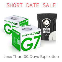 Dexcom G7 Sensor 15 Day - Pack of 2 (Short-Dated) + 1 Free Sensor Shield Patches (20ct) (Copy)