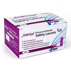 Comfort Touch Plus Pressure Activated Safety Lancets - 28G