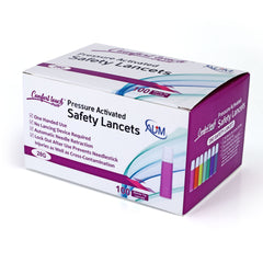 Comfort Touch Plus Pressure Activated Safety Lancets - 28G