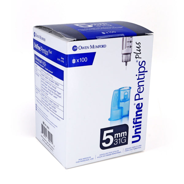 Owen Mumford Unifine Pentips Plus - 31G 5mm 100/bx