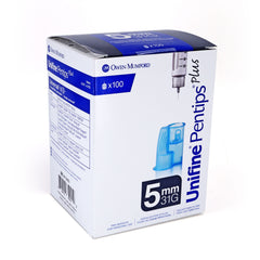 Owen Mumford Unifine Pentips Plus - 31G 5mm 100/bx