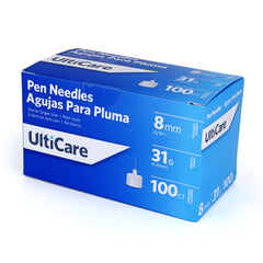 UltiCare Pen Needles - 8mm 31G 100/BX