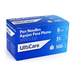 UltiCare Pen Needles - 8mm 31G 100/BX