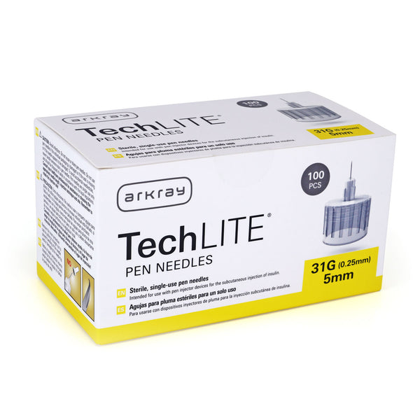Arkray Tech Lite Pen Needles - 5mm 31G 100/BX