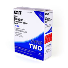 Rugby Nicotine Transdermal Patch, Step 2 to Quit Smoking, 14mg, 14 Count