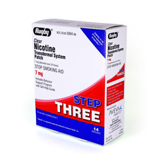 Rugby Nicotine Transdermal Patch, Step 3 to Quit Smoking, 7mg, 14 Count