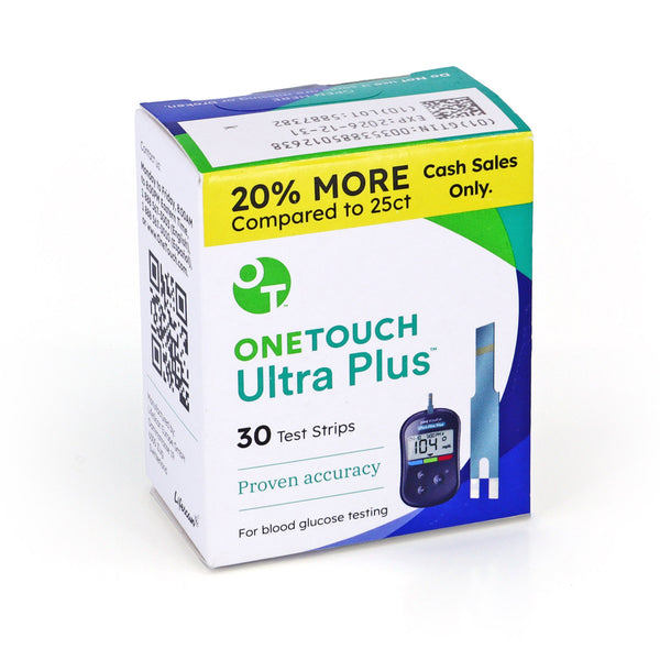 One Touch Ultra Plus Test Strips 30ct