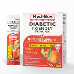 Med-Bev Natural Hydration Powder: Sugar Free, Berry Lemonade, Diabetic Friendly Drink Mix - 12 ct Med-Bev Natural Hydration Powder: Sugar Free, Berry Lemonade, Diabetic Friendly Drink Mix - 12 ct