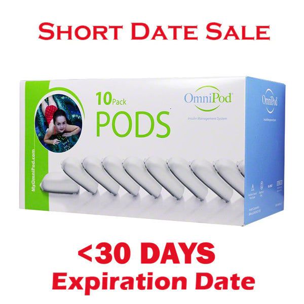 OmniPod Pods For The OmniPod System 10 Pack  - Short Dated