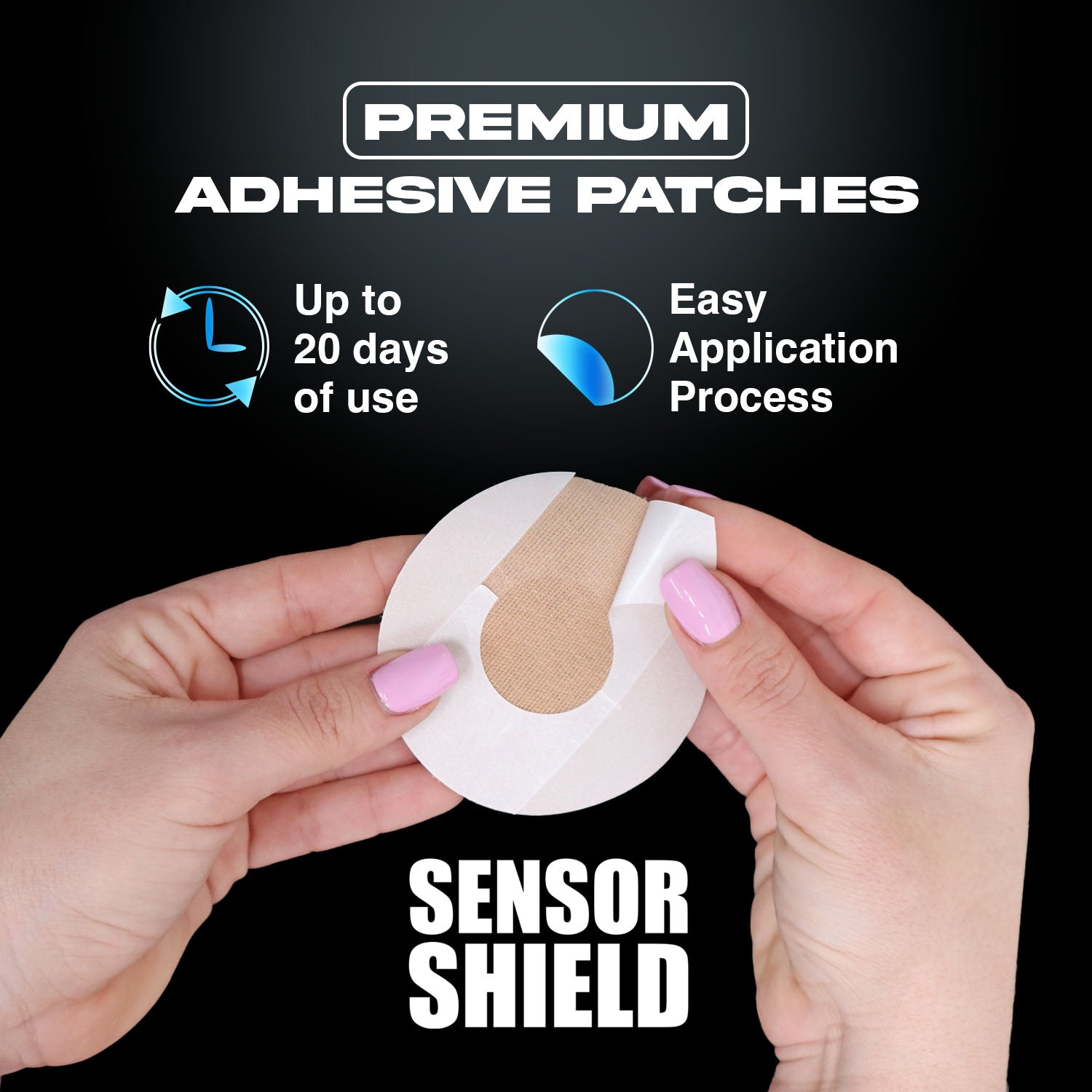 60 Pieces Waterproof Sensor Covers for Freestyle Libre 1/2/3, Sweatproof CGM Sensors Adhesive Patches,Pre-Cut Continuous Glucose Monitor Protection,No Glue in the Center of Tape 60 Pieces Waterproof Sensor Covers for Freestyle Libre 1/2/3, Sweatproof CGM Sensors Adhesive Patches,Pre-Cut Continuous Glucose Monitor Protection,No Glue in the Center of Tape