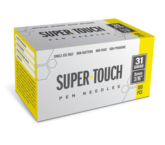Super Touch Pen Needles - 31G 5mm 100/BX - Pack of 4