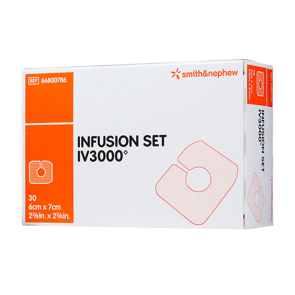 Smith Nephew Infusion Set IV3000 Dressing 2 3 8 X 2 3 4 30 Bx smith-nephew-infusion-set-iv3000-dressing-2-3-8-x-2-3-4-30-bx