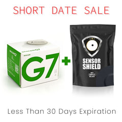 Dexcom G7 Sensor - Pack of 1 (Short-Dated) + 1 Free Sensor Shield Patches (20ct)