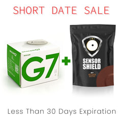 Dexcom G7 Sensor - Pack of 1 (Short-Dated) + 1 Free Sensor Shield Patches (20ct)