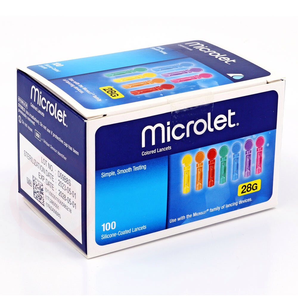 Microlet Color Coding Bayer Microlet Lancets 100