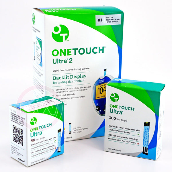thumbnail image 2 of OneTouch Ultra Diabetes Test Strips - 120 Count Blood Glucose Monitoring 2 of 5