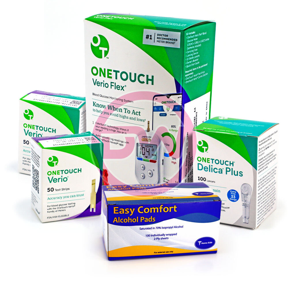 OneTouch Verio Diabetic Starter Kit Onetouch verio diabetic starter kit
