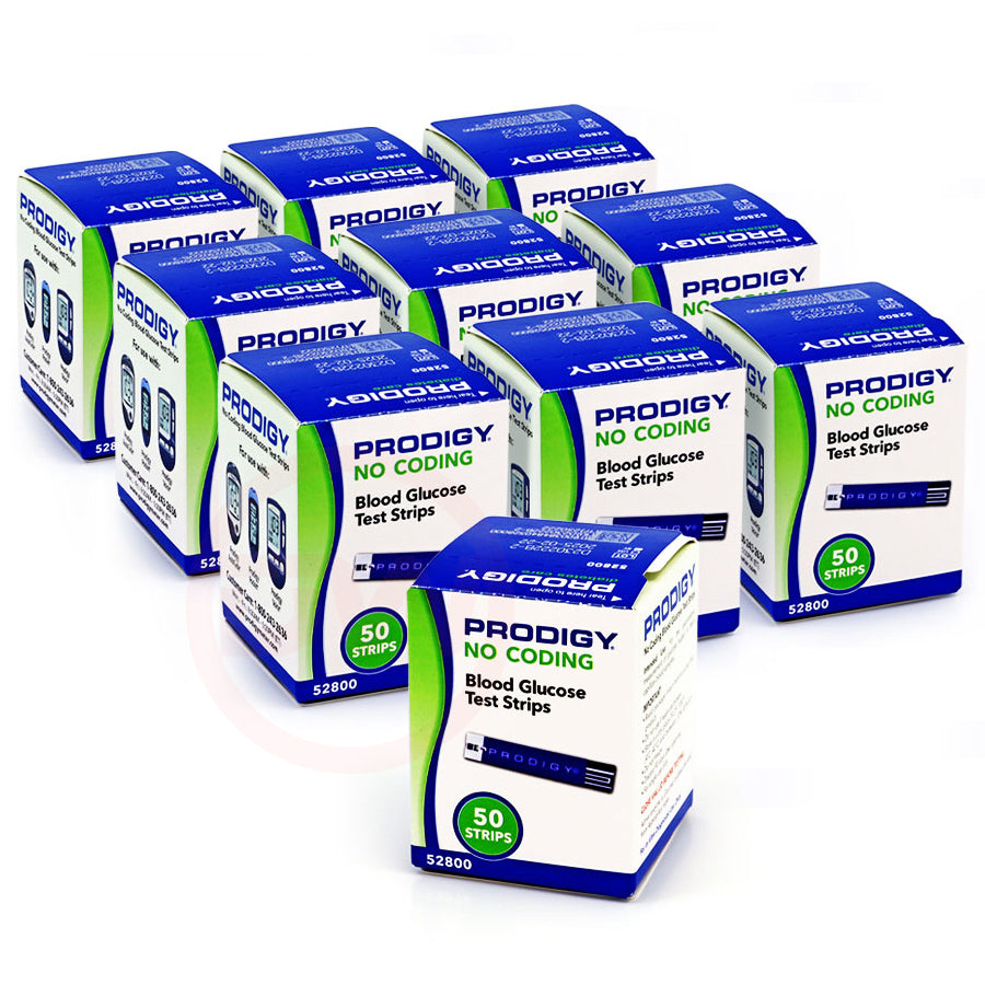 Prodigy No Codeing Prodigy No Coding Blood Glucose Test Strips 500ct
