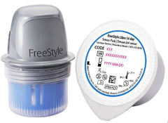 Freestyle sensor applicator and pack
