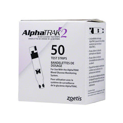 AlphaTRAK 2 Blood Glucose Test Strips 50ct