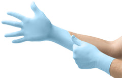 Ansell MICRO-TOUCH DENTA-GLOVE Blue Nitrile Exam Gloves