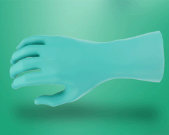 Ansell MICRO-TOUCH DENTA-GLOVE Green Neoprene Exam Gloves
