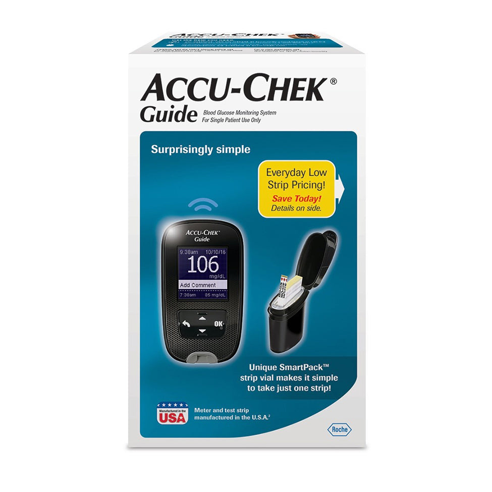 Ejendomsret lejesoldat I modsætning til Accu-Chek Guide Blood Glucose Meter | Diabetic Warehouse