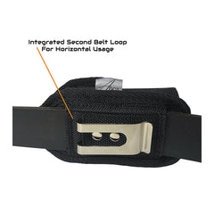 Insulin Pump Case with Integrated Belt Loop for Horizontal Loop