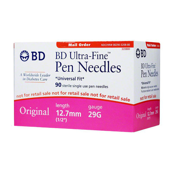 BD Nano Ultra-Fine Pen Needles - 29G 1/2" 90/BX