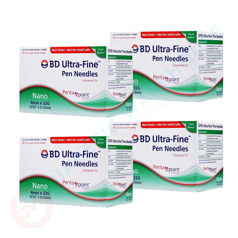 Buy BD ULTRA-FINE Nano Pen Needle, 32G x 4mm @HPFY!