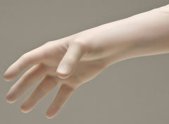 DermAssist Stretch Vinyl Exam Gloves arm - Series 162