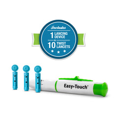 EasyTouch Lancing Device and Twist Lancets
