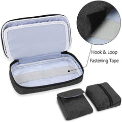 Luxja Diabetic Supplies Travel Case - Hook and Loop Fastening Tape