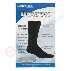 Medicool DiaSox Diabetic Socks - Black