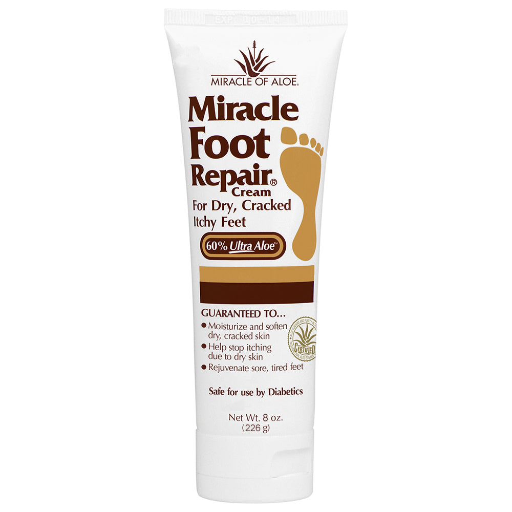 Miracle Of Aloe Foot Repair Cream 8 oz