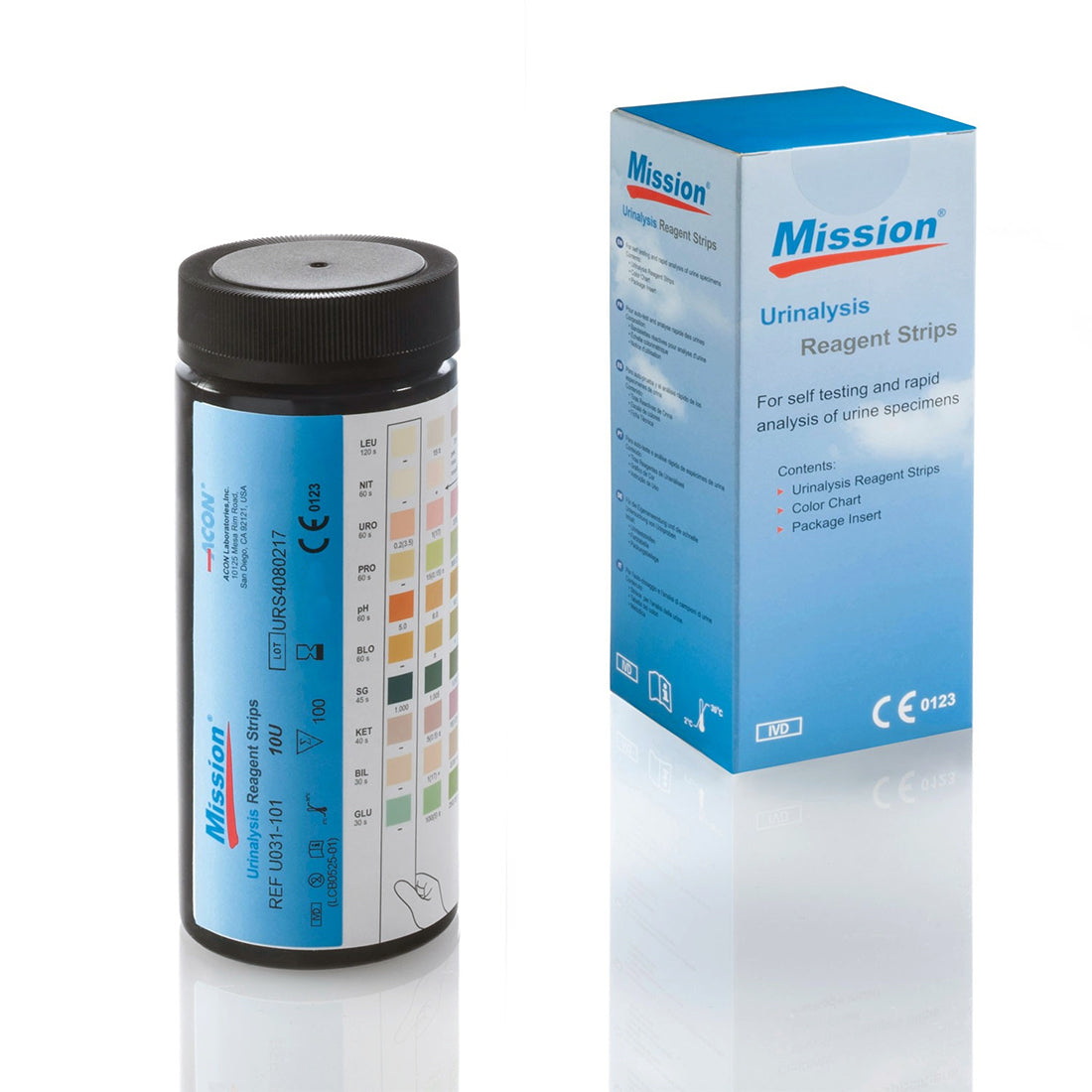 Mission Urinalysis Reagent Strips 100ct