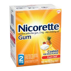 Nicorette Gum - 2mg - Fruit Chill - 160ct