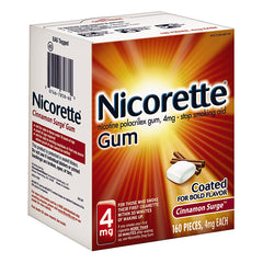 Nicorette Gum - 4mg - Cinnamon Surge - 160ct